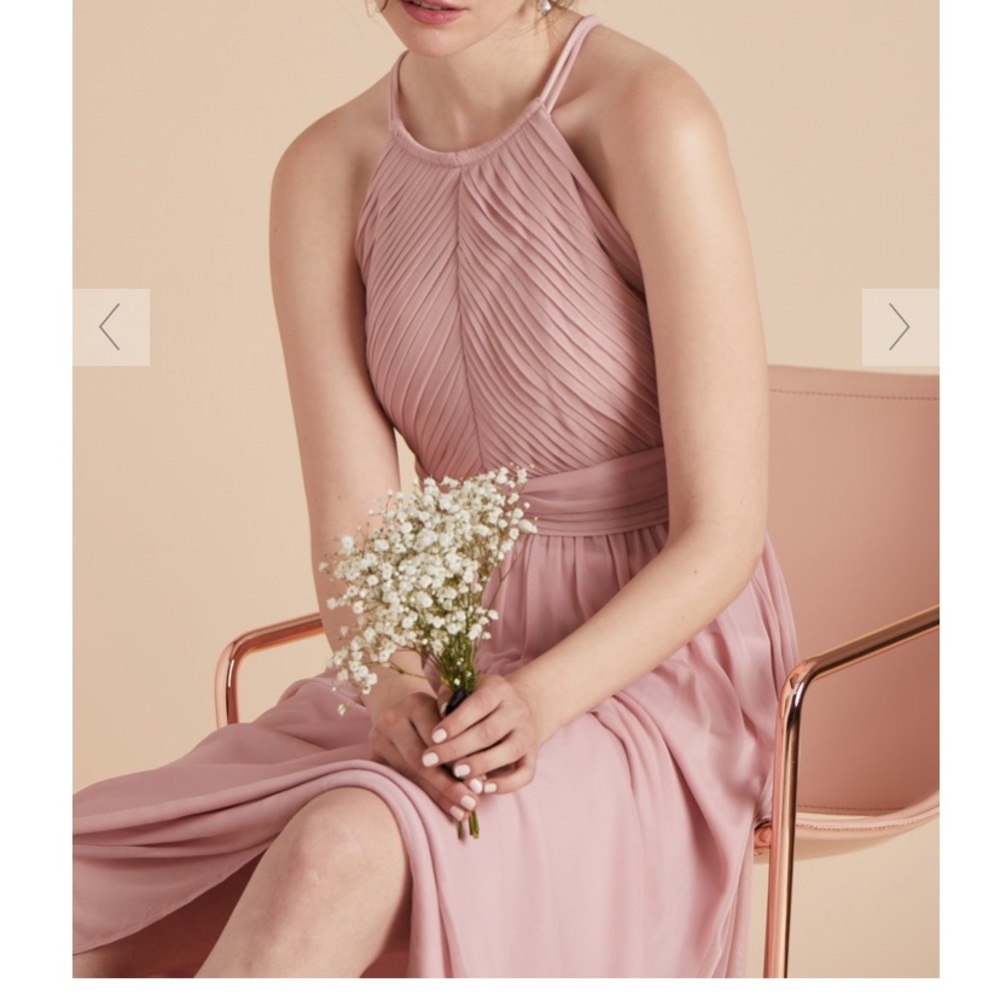 MONICA DRESS - DUSTY ROSE
